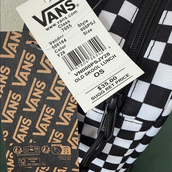 Vans Checkered Black and White Backpack - Picture 2 of 7